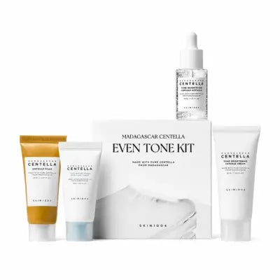 مجموعة SKIN1004 Tone Brightening لتوحيد اللون وتفتيح البشرة - 3 منتجات