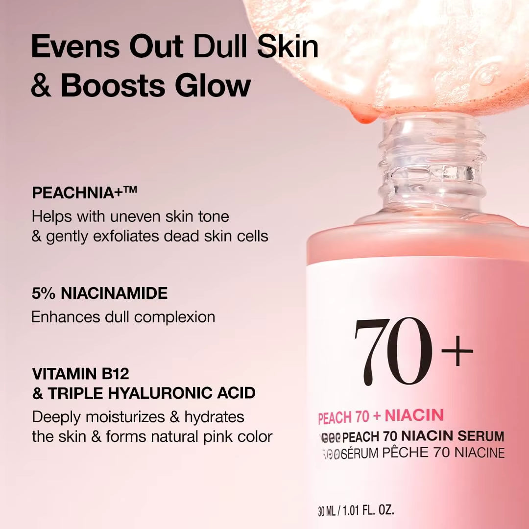Anua Peach 70 Niacin Serum | سيروم أنوا الخوخ 70% ونياسيناميد