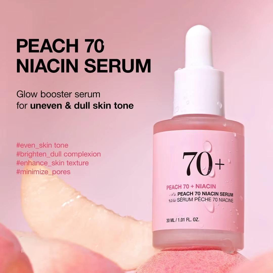 Anua Peach 70 Niacin Serum | سيروم أنوا الخوخ 70% ونياسيناميد