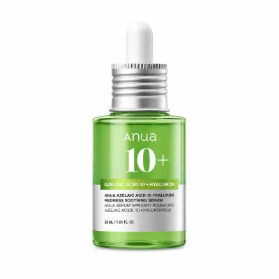Anua Azelaic Acid 10 + Hyaluron Redness Soothing Serum | سيروم أنوا لتهدئة احمرار البشرة
